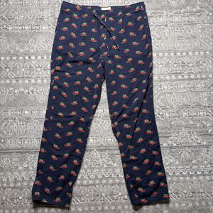 J.Crew Men's Christmas Tree Car Flannel Pajama Pants Large Cotton Holiday